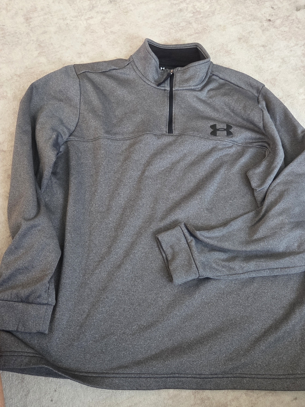 Under Armour Men’s Dark Gray Quarter-Zip Performance Pullover